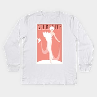 Olympic goddess Magazine: Aphrodite Kids Long Sleeve T-Shirt